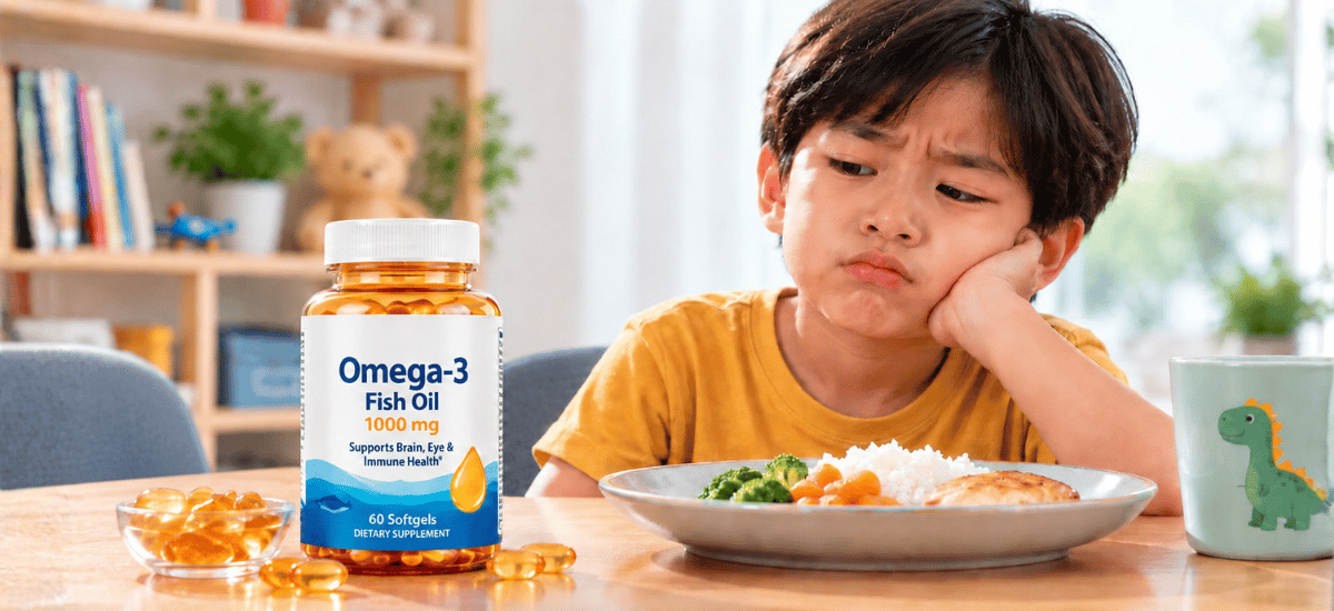 image Minyak Ikan untuk Anak Susah Makan, Apakah Efektif?