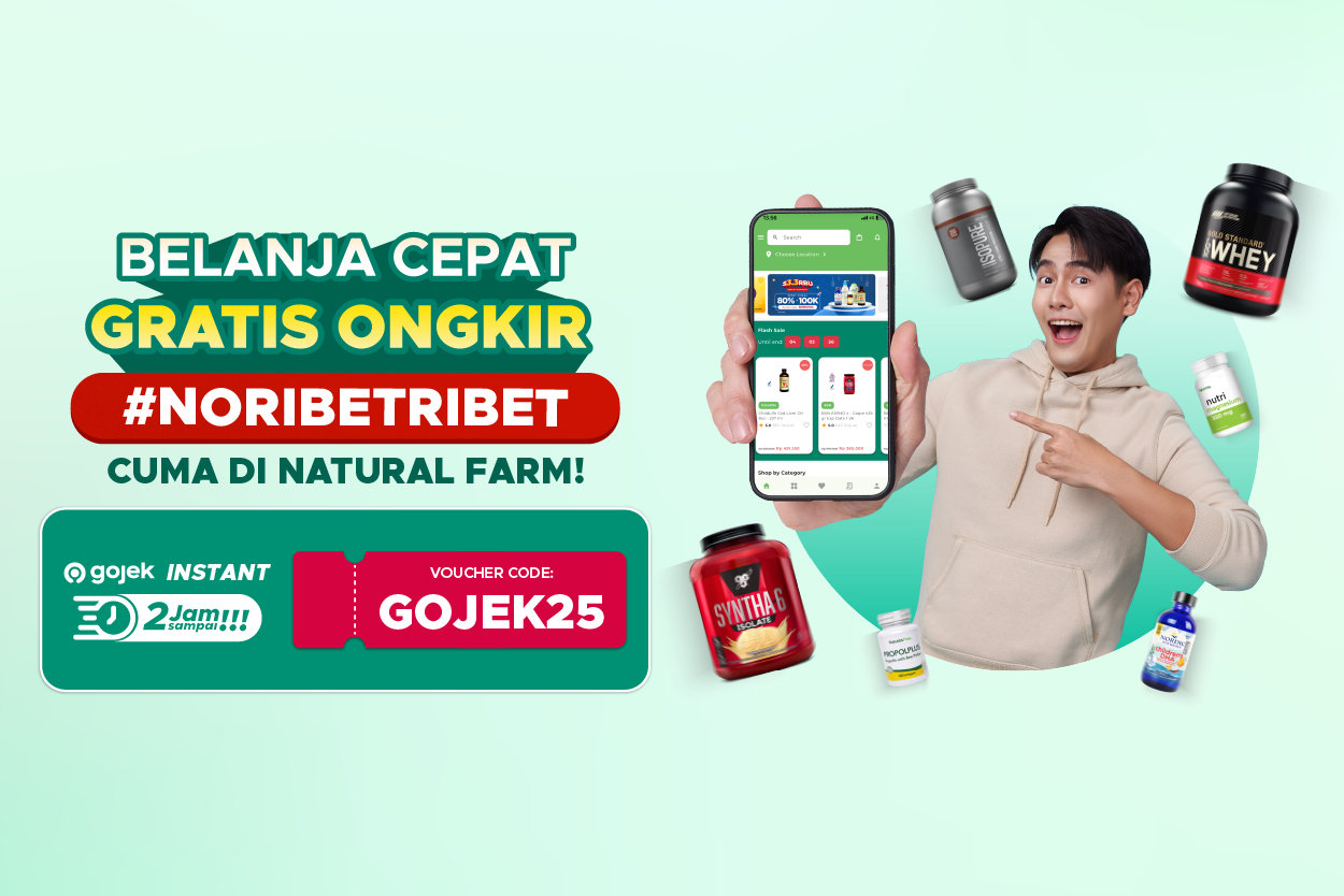 Diskon Ongkir Gojek natural farm image