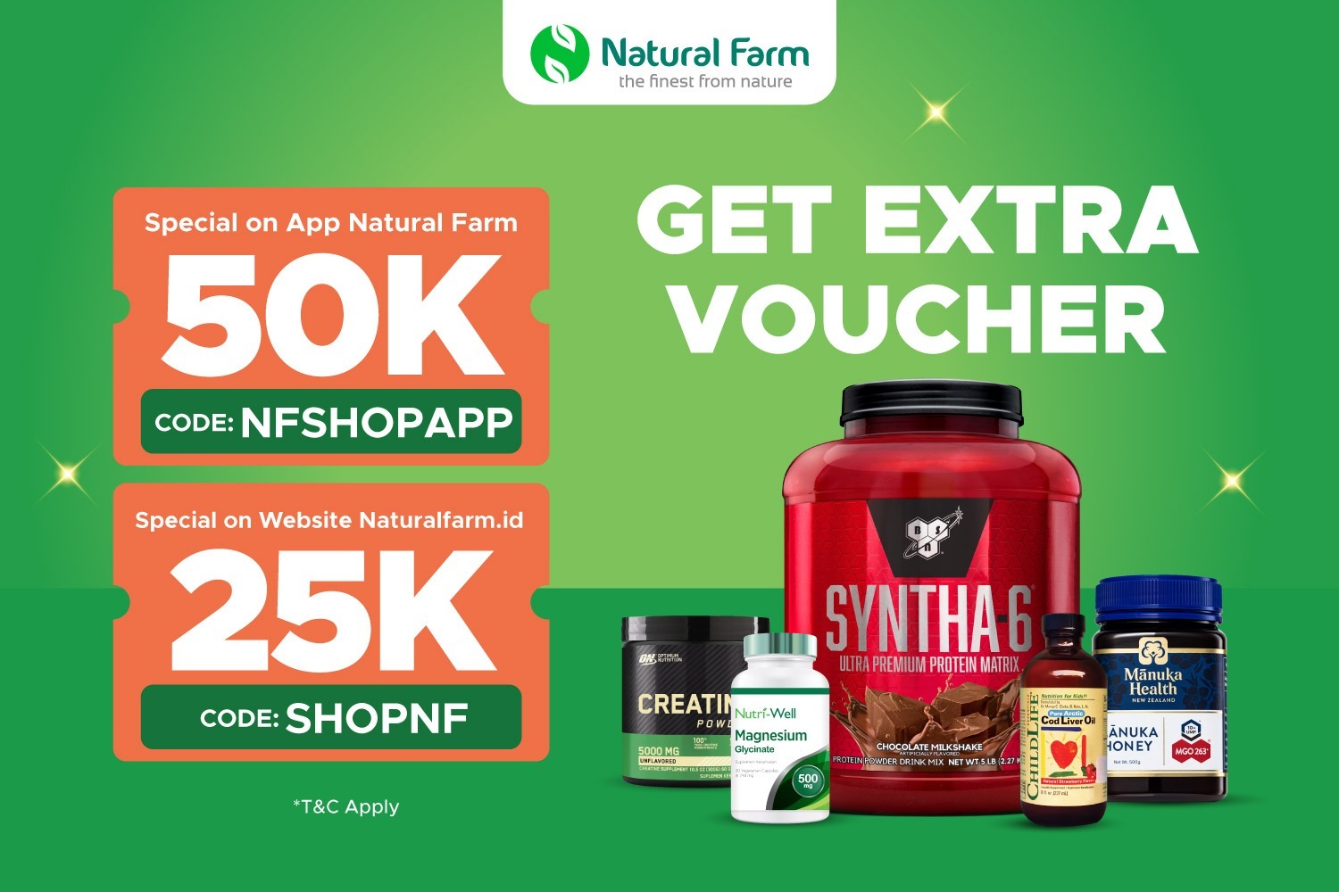 Diskon Spesial, Untukmu Setiap Waktu! natural farm image