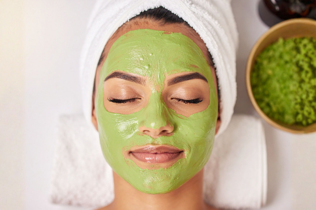 masker green tea untuk flek hitam