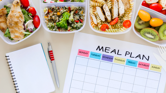 tabel menu diet seminggu