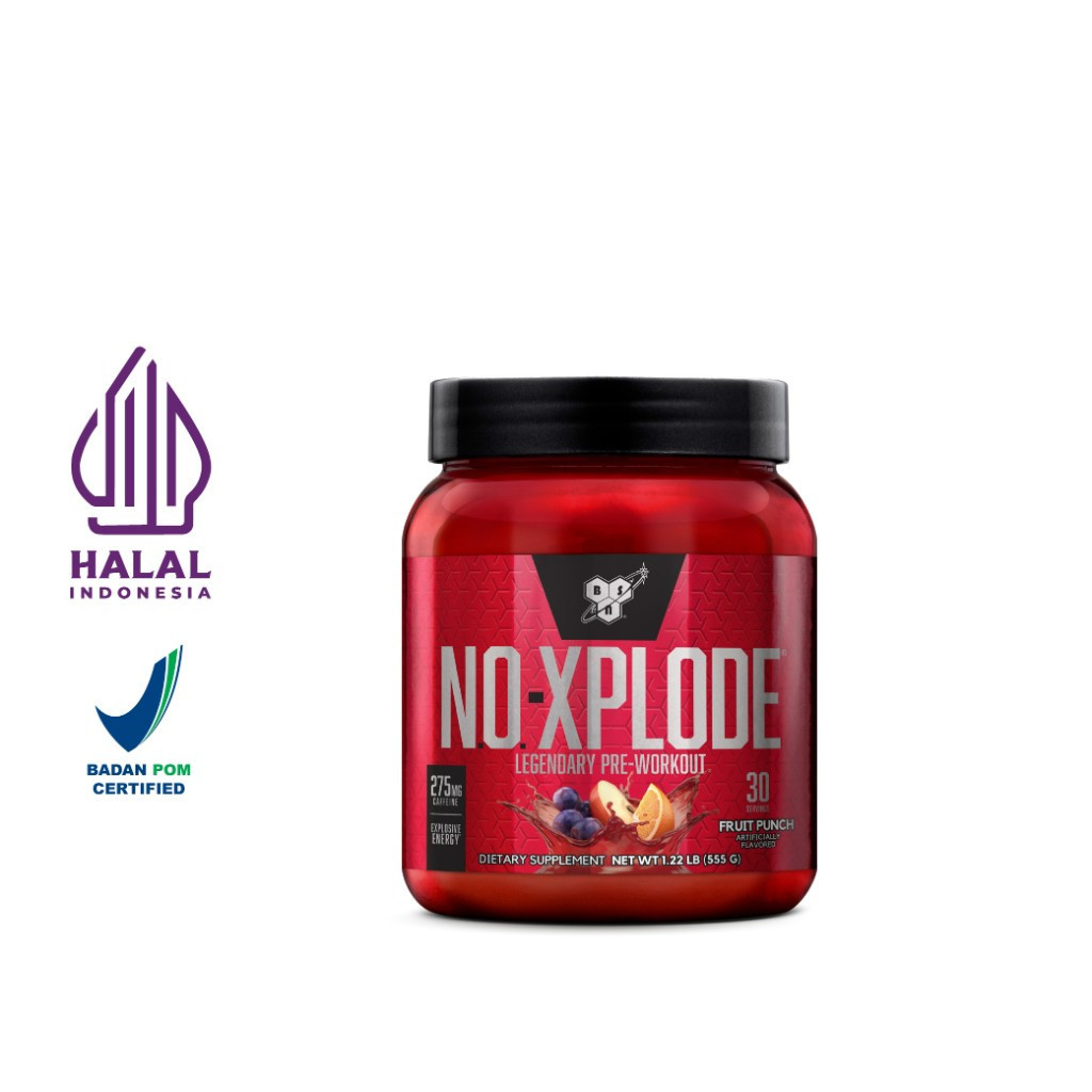 BSN NO XPLODE 1.22 lbs Fruit Punch Exp Date 7-26 BSN undefined