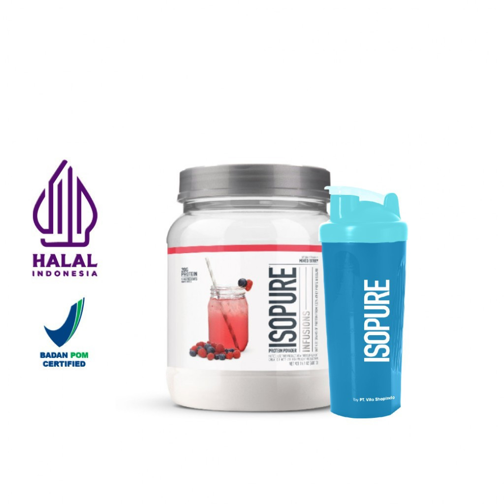 ISOPURE Infusions 0.88 LB Mixed Berry 400g Exp Date 8-26 Isopure undefined