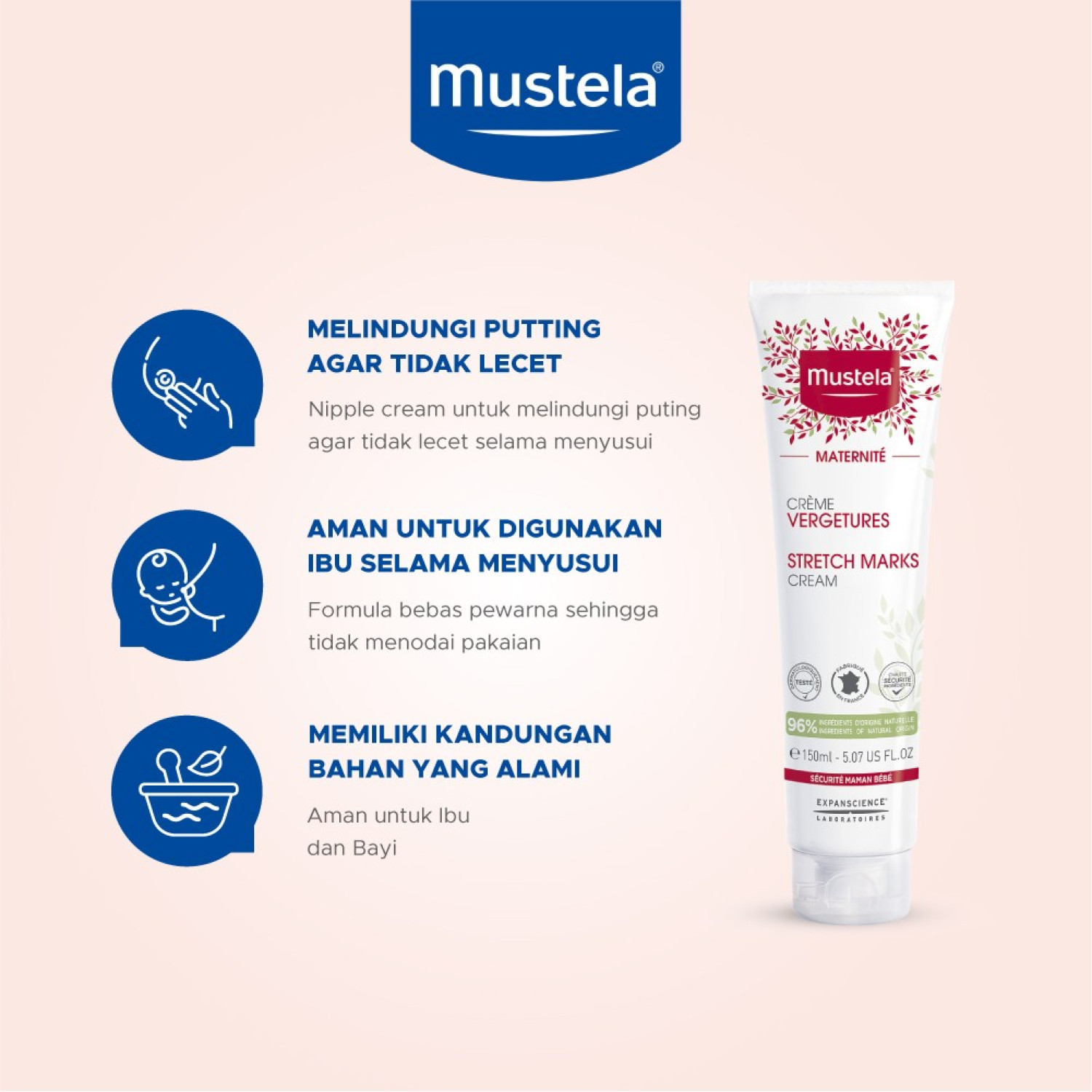 Mustela Stretch Marks Cream 150 ml
