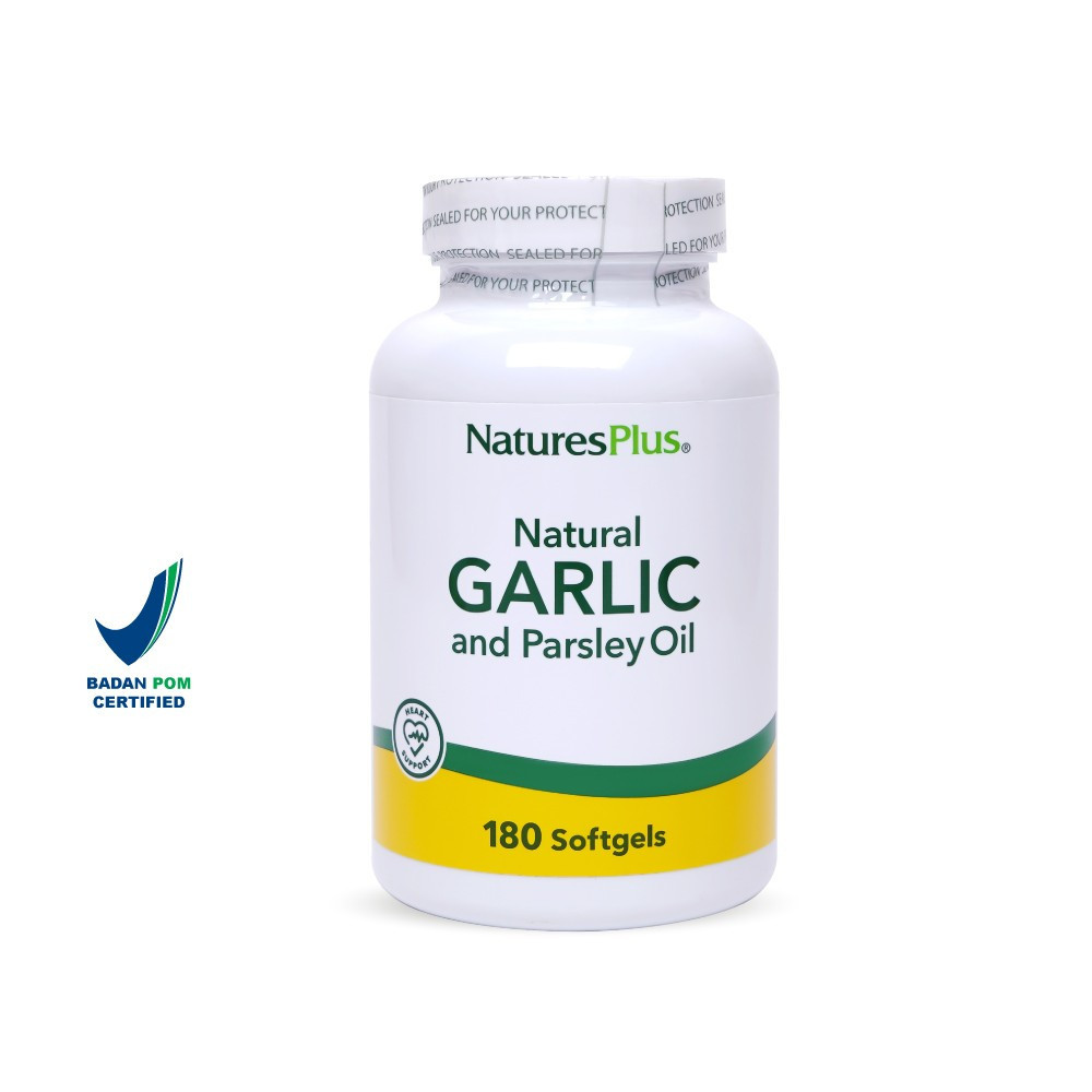 Natures Plus Garlic and Parsley Oil 180 Softgels Natures Plus undefined