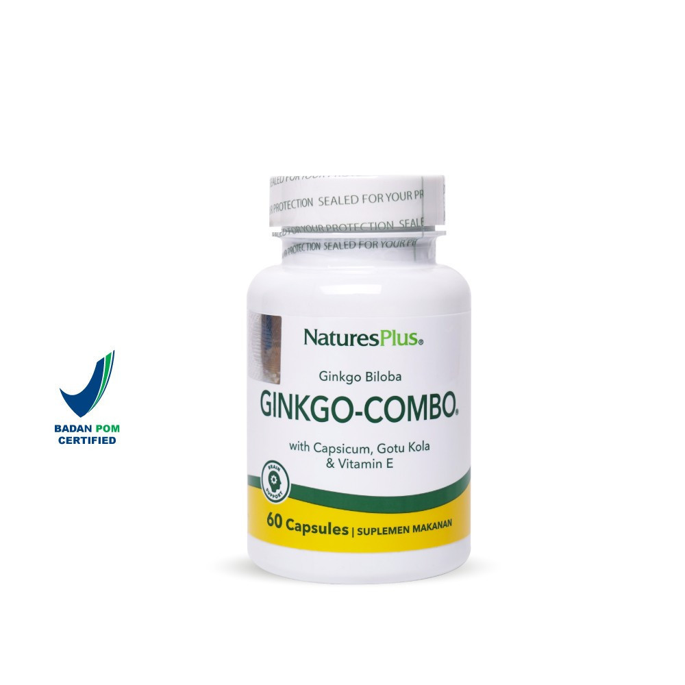 Natures Plus Ginkgo Combo 60 Capsules Natures Plus undefined