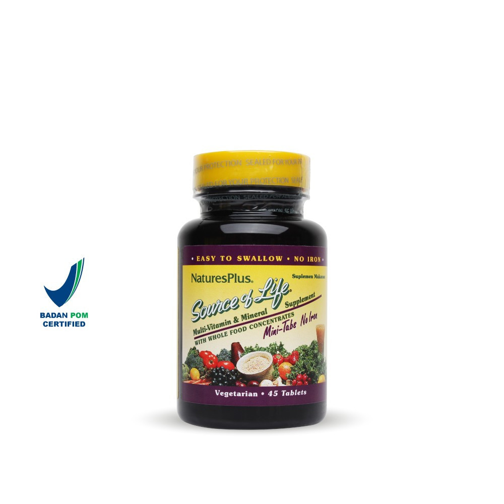 Natures Plus Source of Life Mini Tab No Iron 45 Tablets Natures Plus undefined