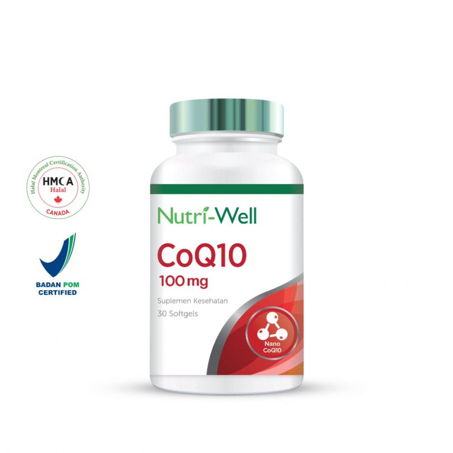 Nutriwell CoQ10 100 mg  - Vitamin untuk tekanan darah rendah