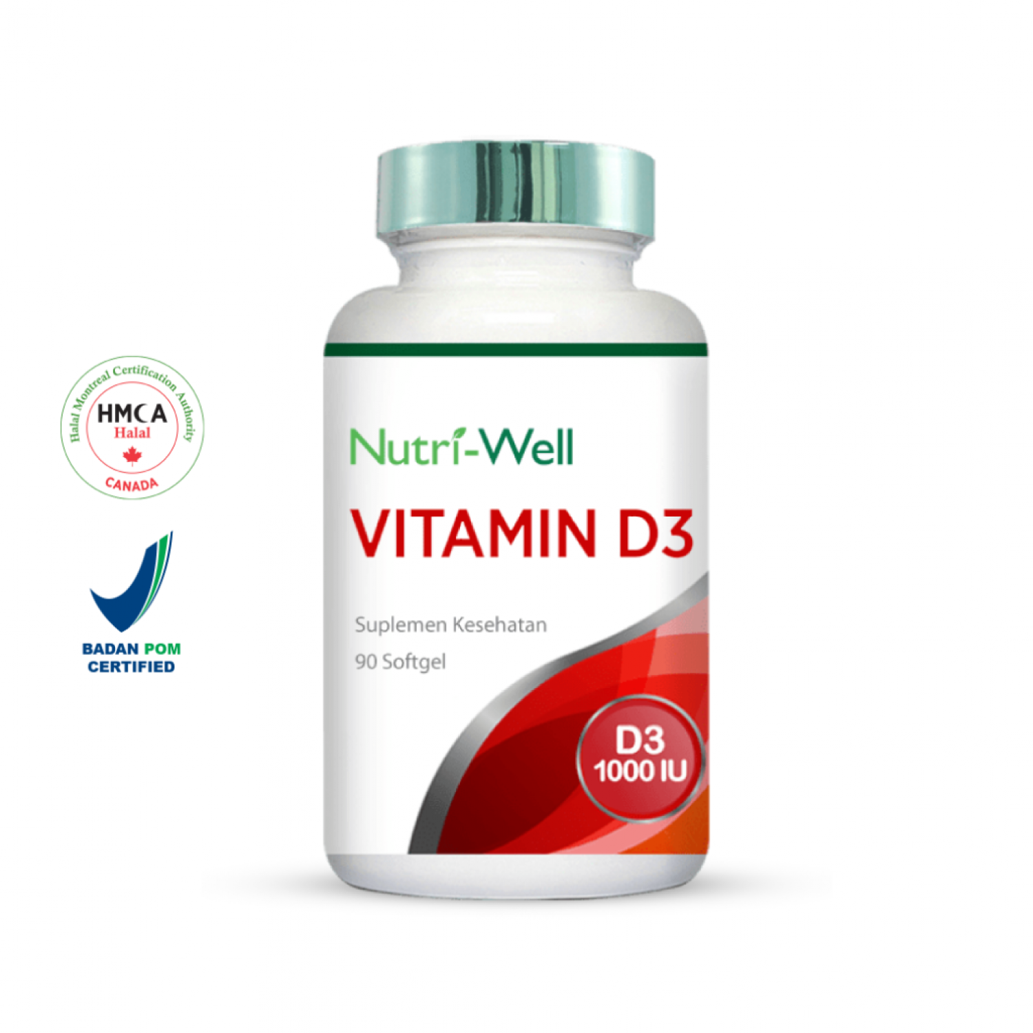 NutriWell Vitamin D3 1000 IU - vitamin untuk diabetes