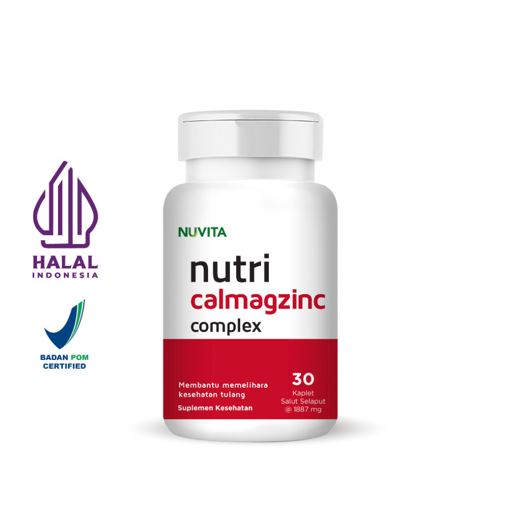 Nuvita Nutri Cal Mag Zinc Complex 30 Caps Exp Date 9-26 Nuvita undefined