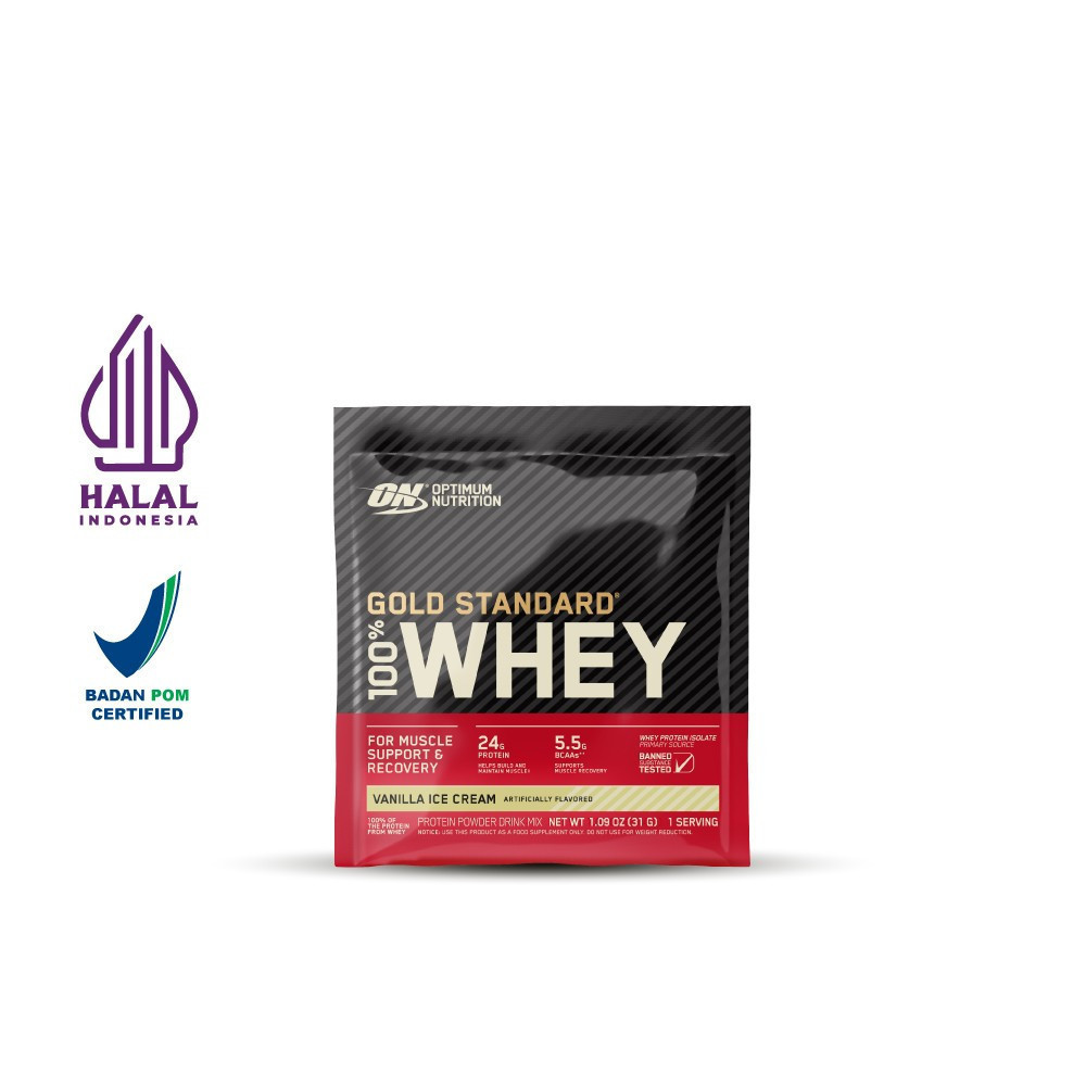 Segiempat Whey Gold Standard Vanilla Ice Cream 31 G