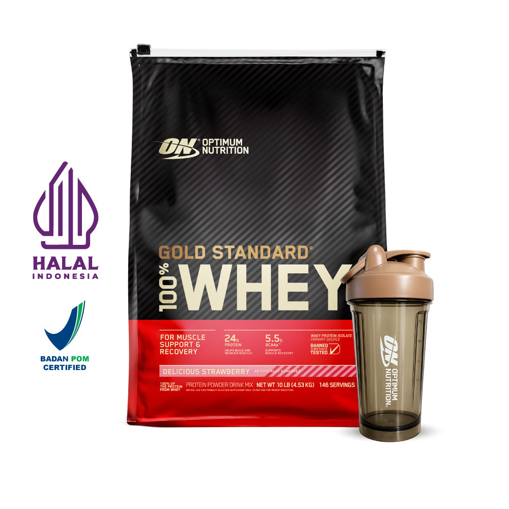 Optimum Nutrition Whey Gold Standard 10 lb Strawberry