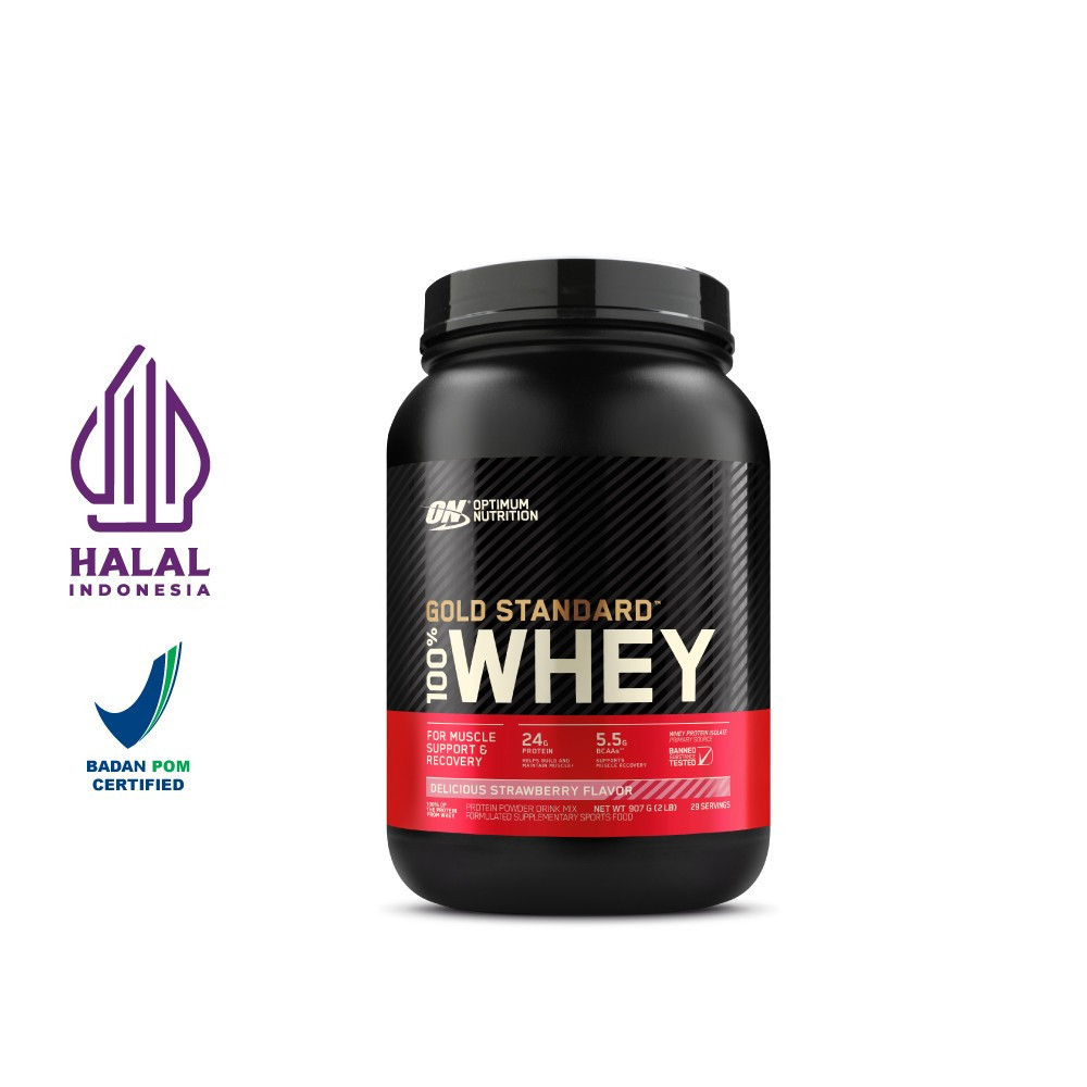 Optimum Nutrition Whey Gold Standard 2 lb Strawberry Exp Date 9-26 Optimum Nutrition undefined