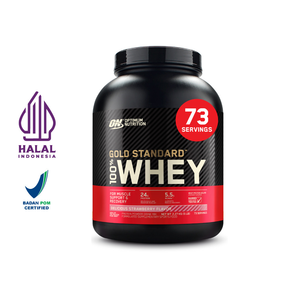 Optimum Nutrition Whey Gold Standard 5 lb Strawberry Optimum Nutrition undefined