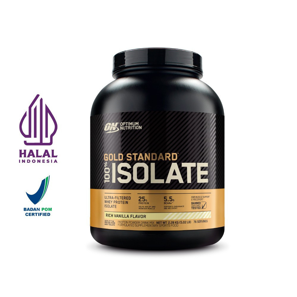optimum nutrition whey gold standard isolate rich vanilla