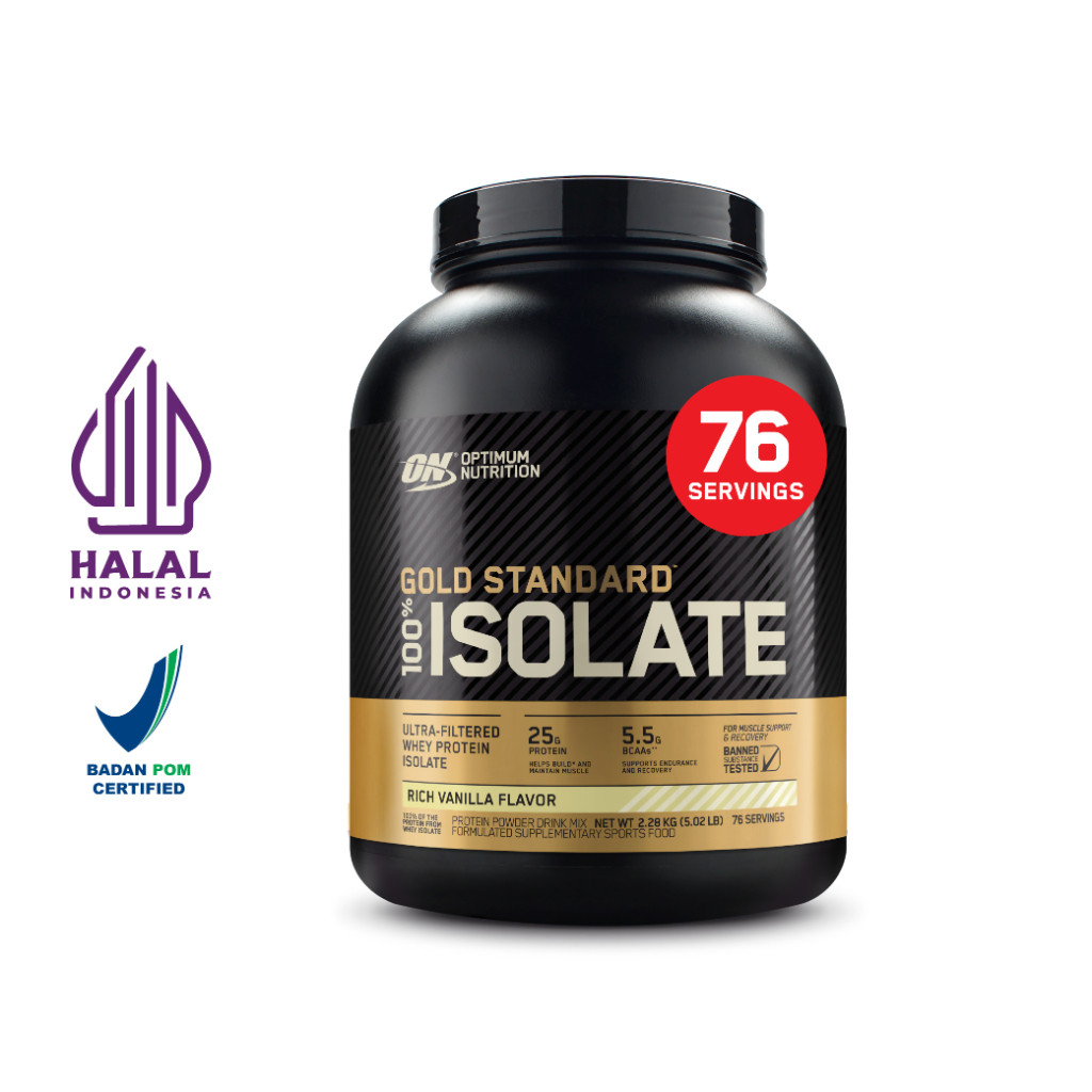 Optimum Nutrition Whey Gold Standard Isolate Rich Vanilla 2.28 kg Optimum Nutrition undefined